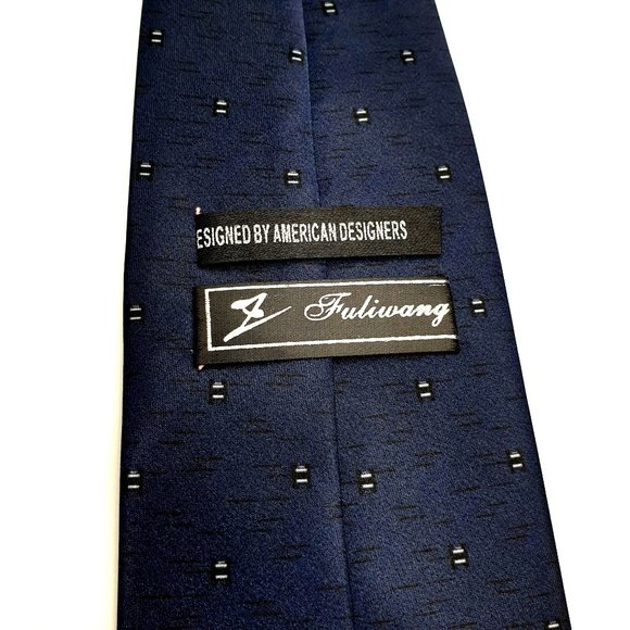 Fuliwang Mens Necktie Accessory Shiny Office Work Casual Dad Gift - Picture 5 of 5